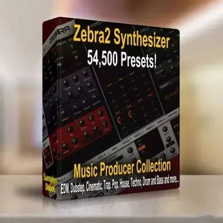 【54,500+EDM多风格ZEBRA2预设包+MIDI】Samples Depot 54.500 Uhe Zebra2 Presets Bundle