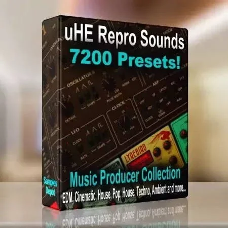 【7,200+EDM多风格REPRO合成器预设合集】Samples Depot uHe Repro 7200 Presets Super Bundle