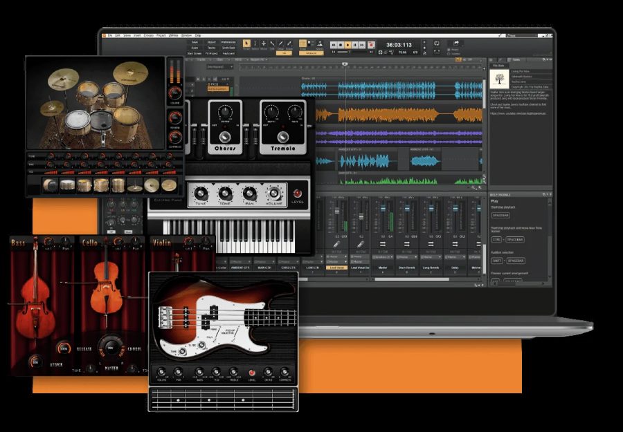【音乐人制作套装合集】BandLab Cakewalk Sonar Bundle