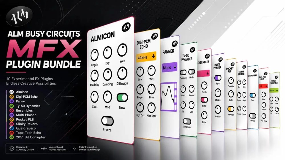 【效果处理插件套装】ALM Busy Circuits MFX Plugin Bundle v1.0