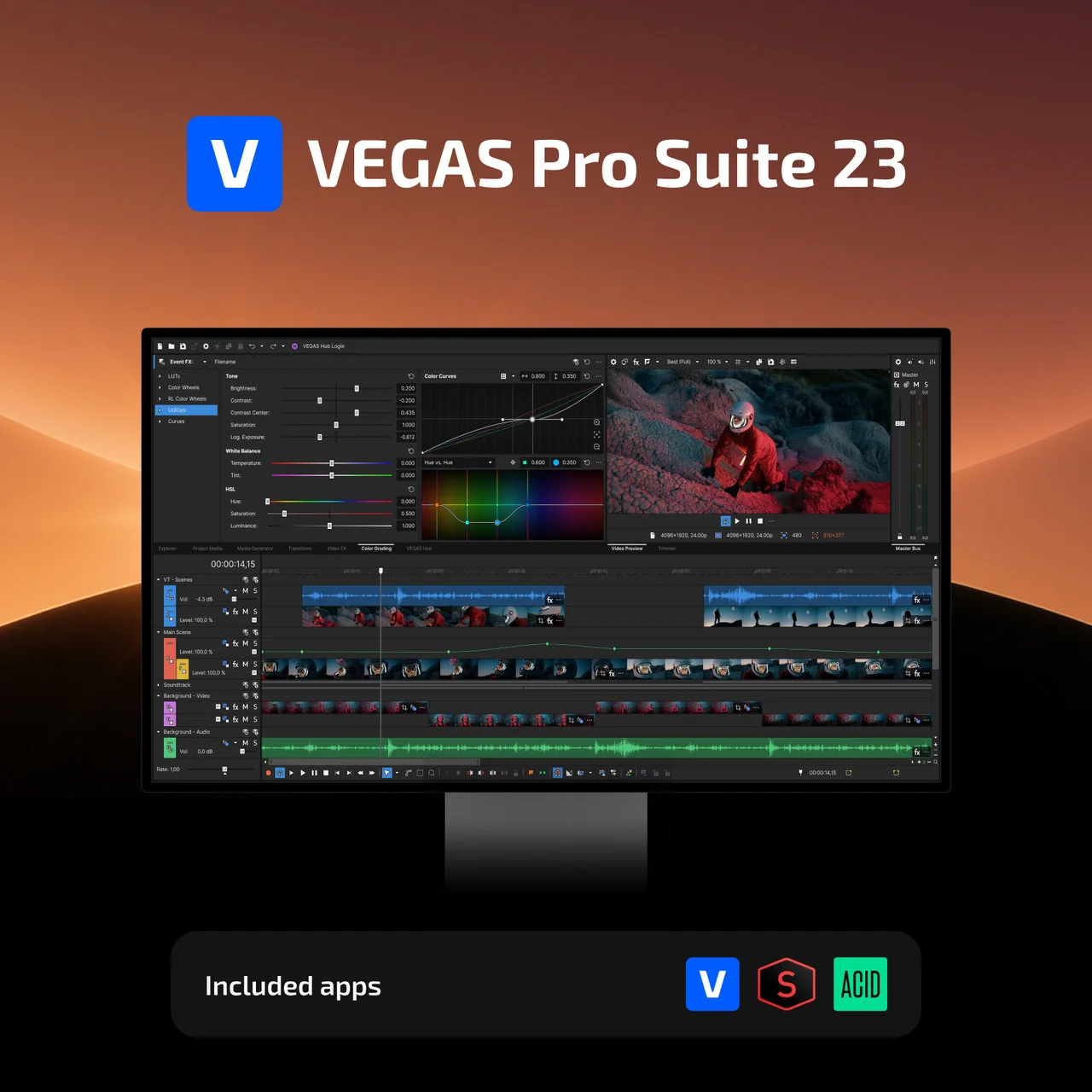 【视频编辑特效处理软件2026】BorisFX VEGAS Pro Ultimate + Expansions