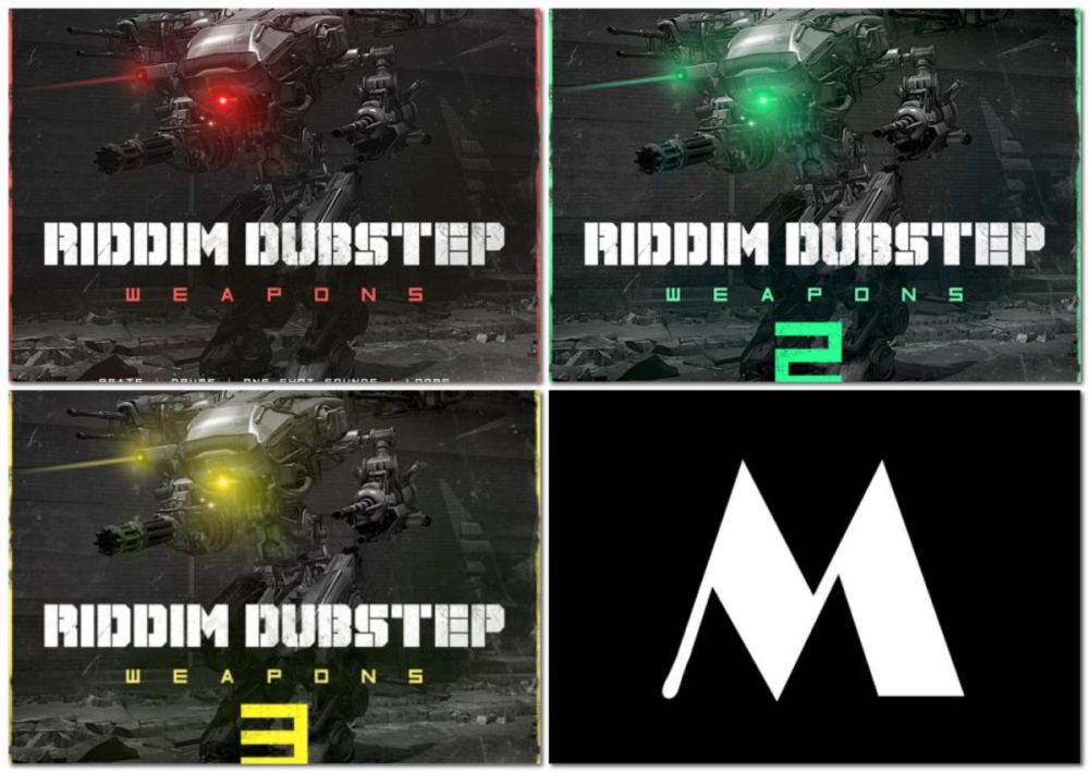 【Riddim Dubstep采样包合集】Production Master – Riddim Dubstep Weapons 1-3