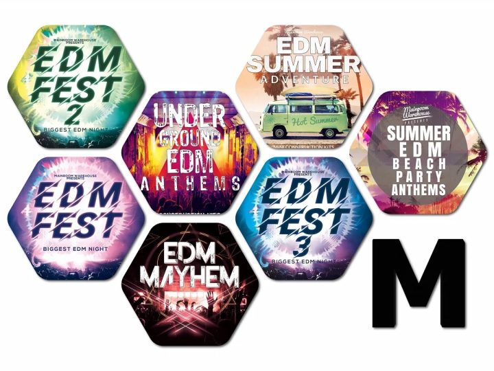 【EDM多风格采样包合集】Mainroom Warehouse – EDM Fest Vol.1-3