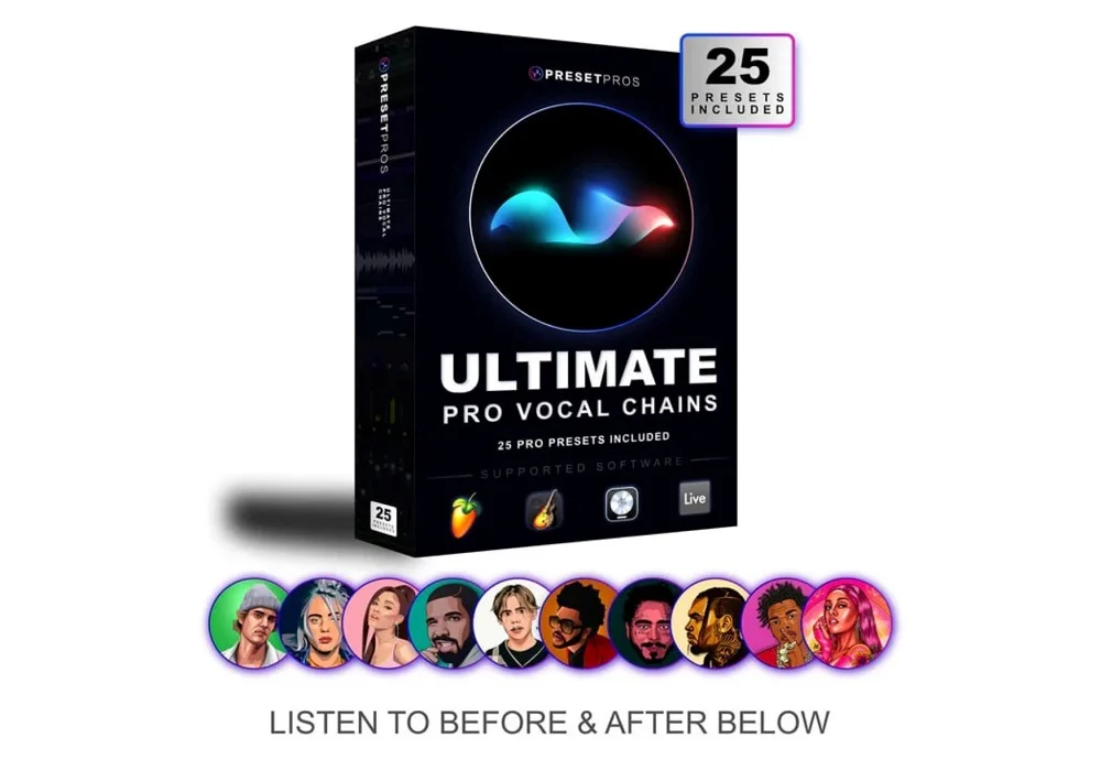 【FL Studio人声效果链预设包】Ultimate Pro Vocal Chain Presets