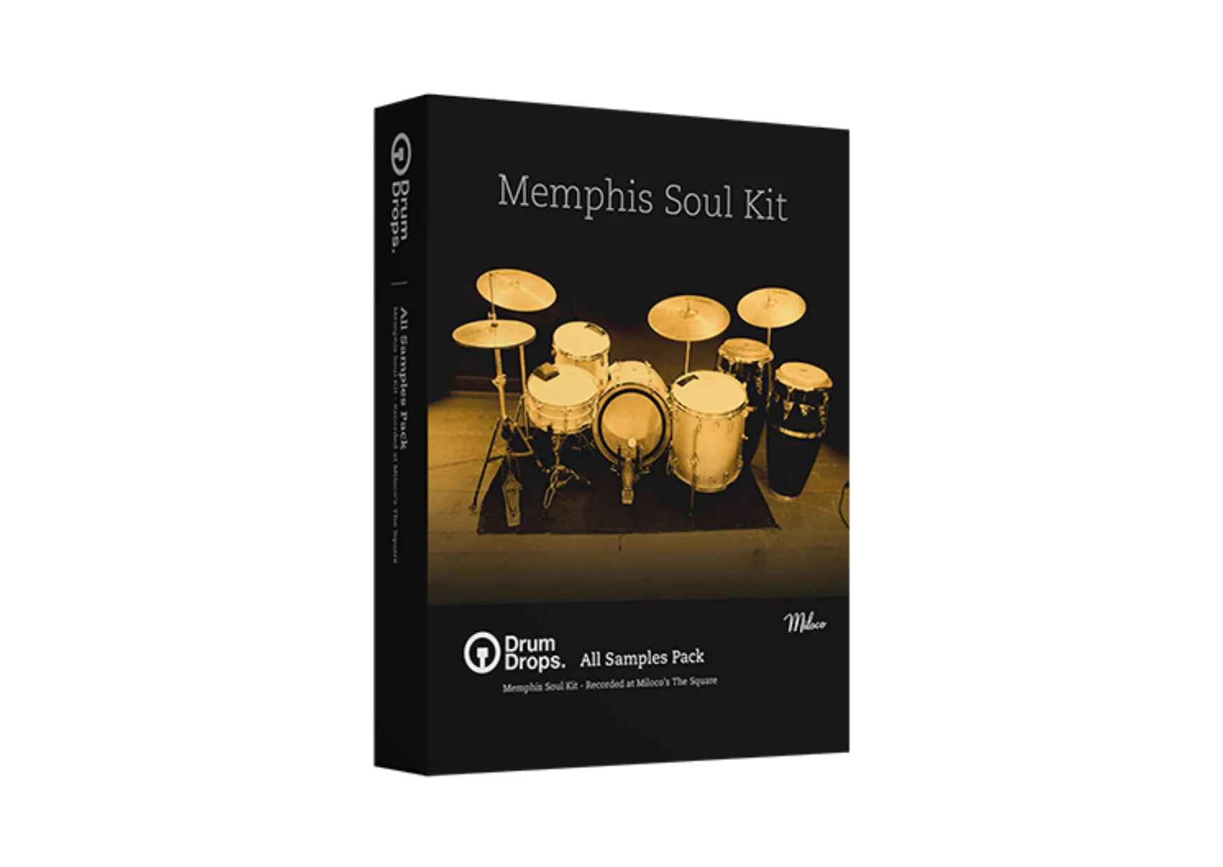 【放克流行原声鼓组音色采样包】DrumDrops Memphis Soul Kit All Samples Pack