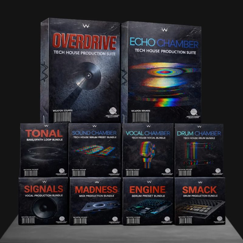 【Tech House多风格采样捆绑包】Weapon Sounds Overdrive x Echo Chamber Production Suite Bundle