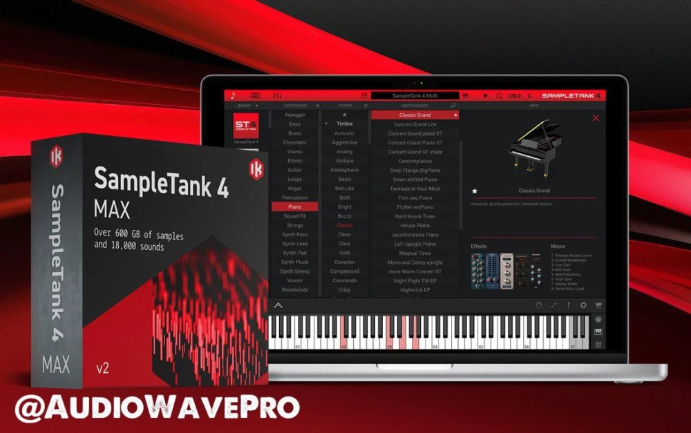 【在线虚拟乐器收藏合集】IK Multimedia SampleTank 4.2.6 Full Version