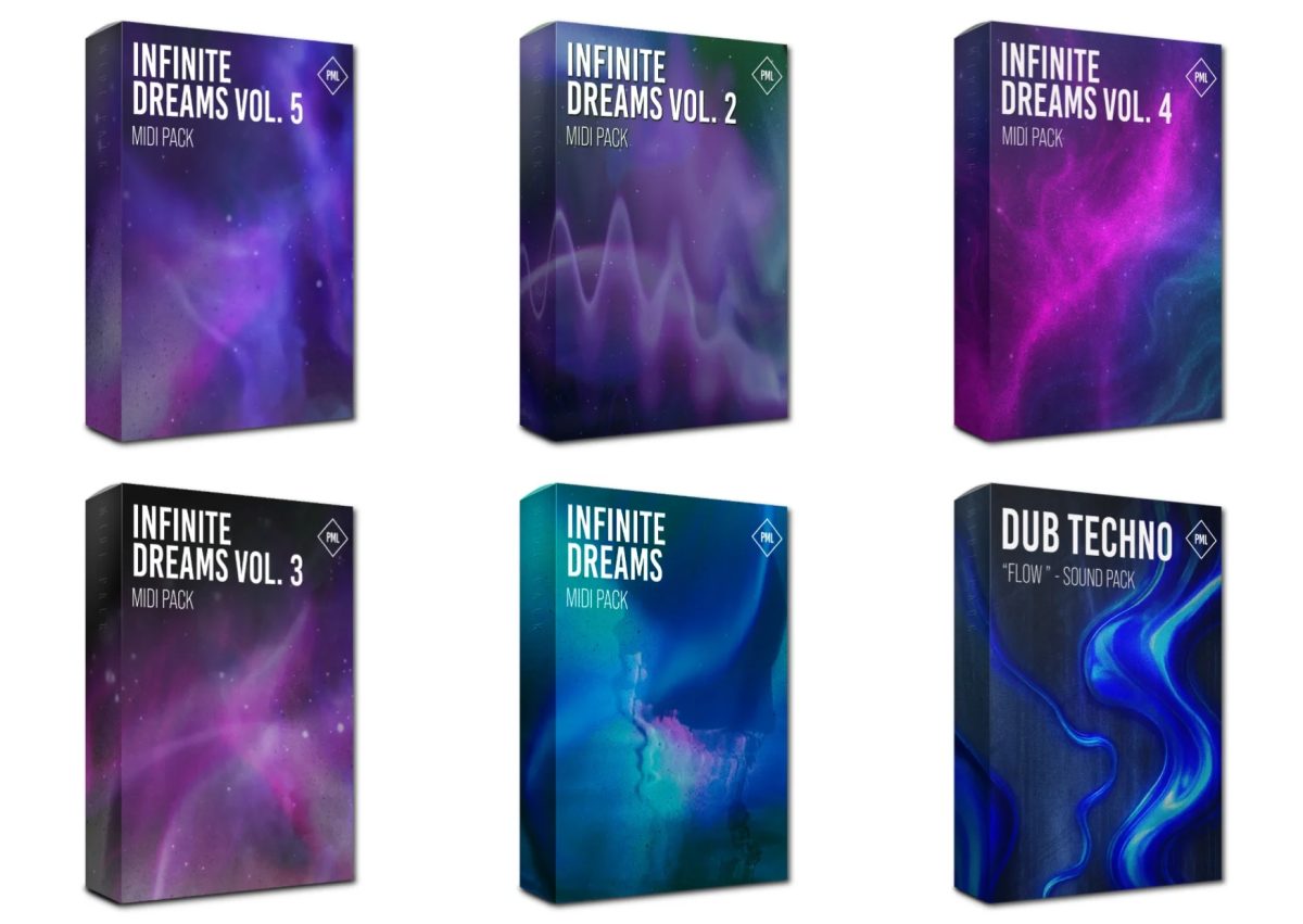 【Melodic House & Melodic Techno多风格MIDI包】Production Music Live – Infinite Dreams Vol.1-5