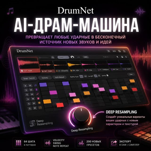 【AI鼓机合成器】Session Loops DrumNet v1.9.7