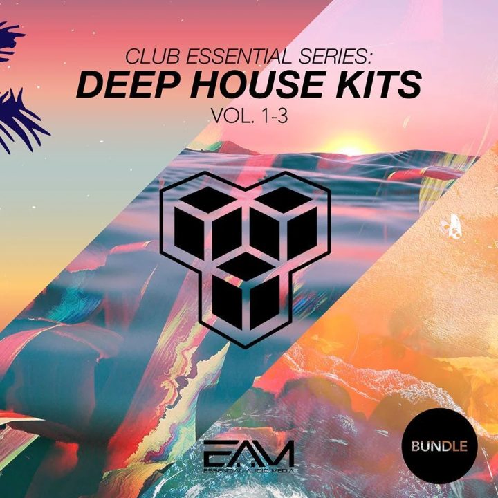 【Deep House多风格采样套件包】Essential Audio – Media Club Essential Series Deep House Kits Vol.1-3