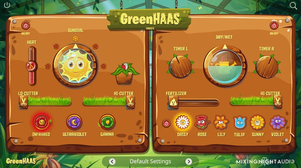 【创意立体声处理插件】Mixing Night Audio GreenHAAS v1.5.0