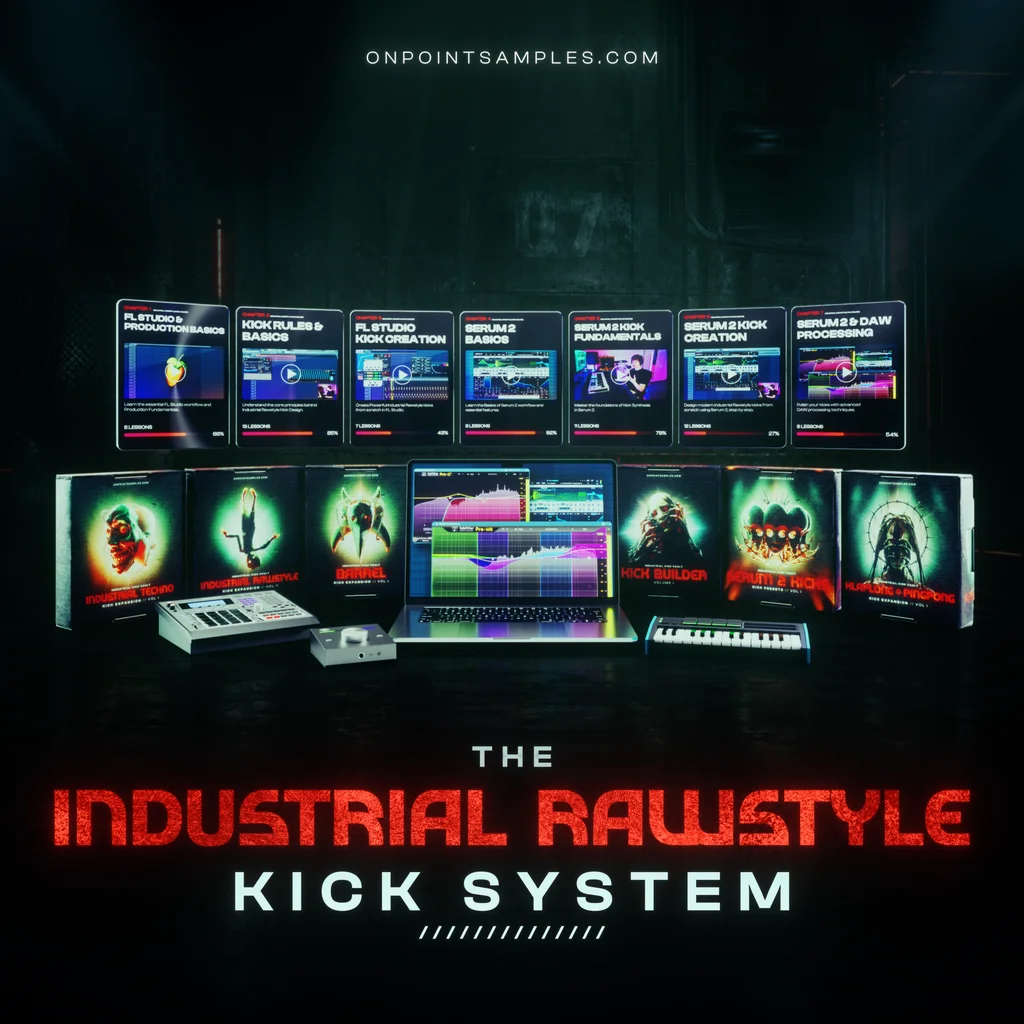 【Rawstyle&Techno多风格采样包】On Point Samples – The Industrial Rawstyle Kick System