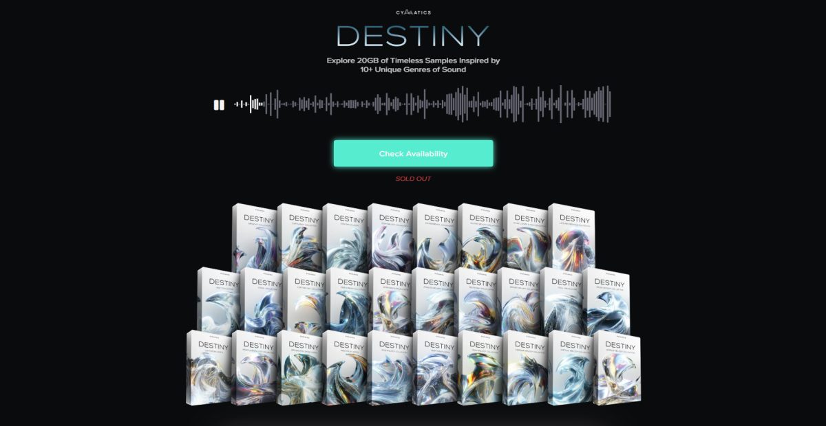 【Cymatics厂牌EDM多风格套件包】Cymatics – DESTINY Production Suite