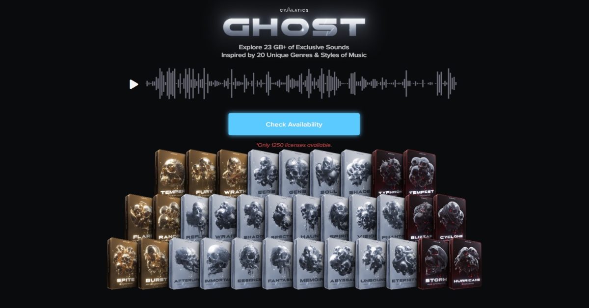 【Cymatics厂牌EDM多风格采样包】Cymatics – Ghost Production Suite
