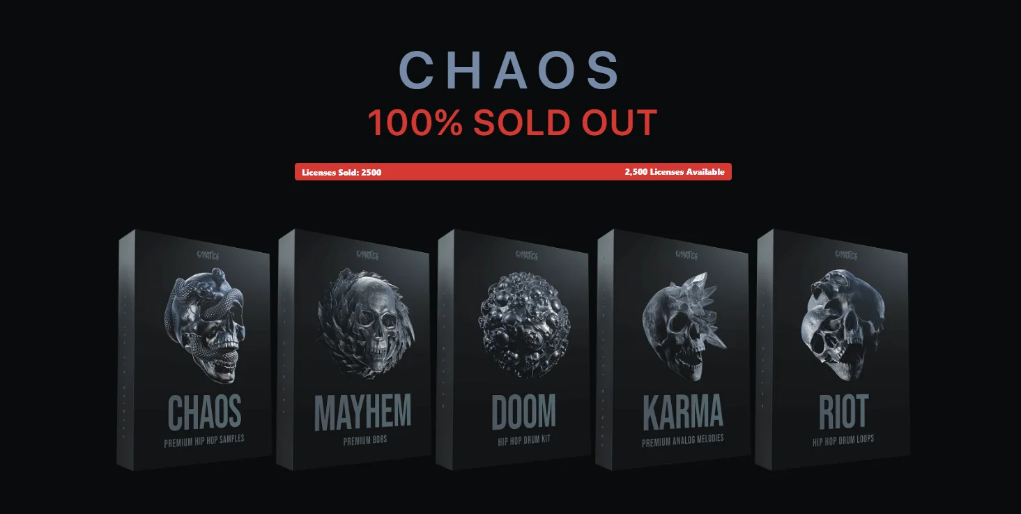 【Cymatics厂牌旋律采样合集】Cymatics – Chaos
