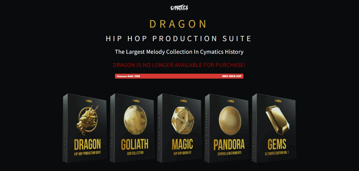 【EDM多风格采样套装】Cymatics – Dragon