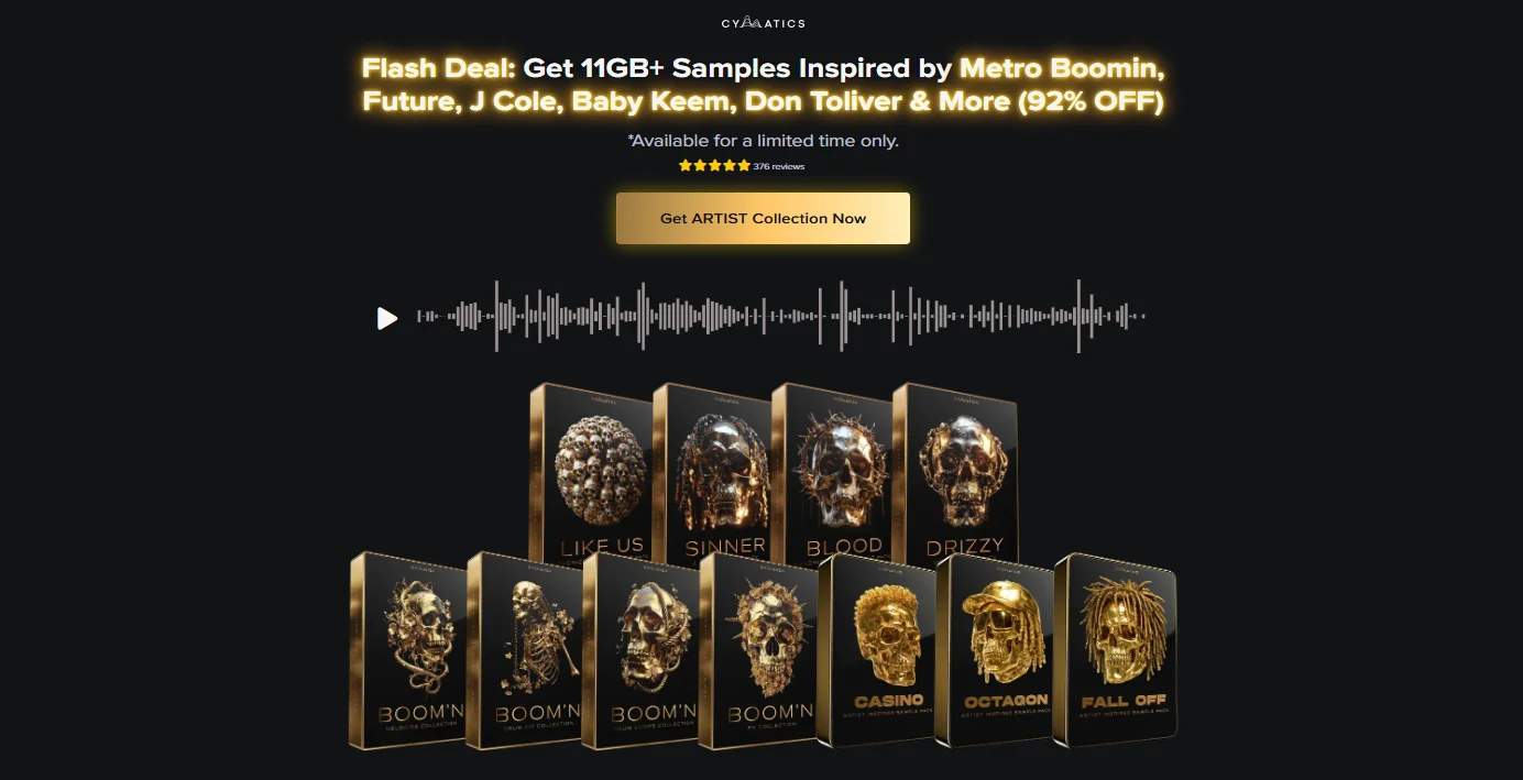 【Cymatics厂牌Trap多风格采样包+奖金】Cymatics – 2026 Artist Collection Bonus Edition