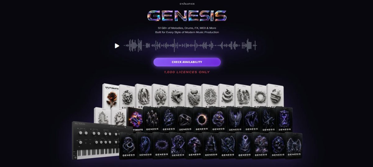 【Cymatics厂牌Trap多风格采样包+奖金】Cymatics – GENESIS Production Suite+BONUSES