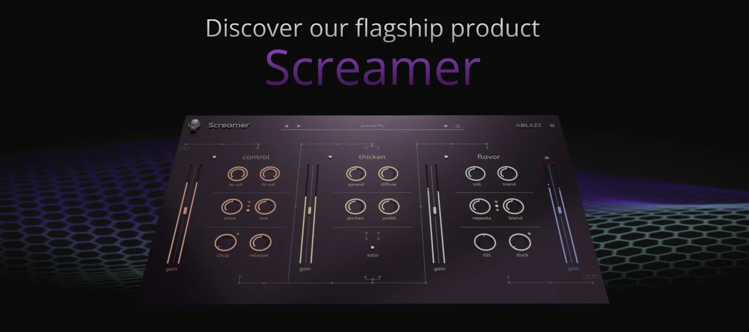 【人声饱和度效果插件】Ablaze Screamer v1.0.5