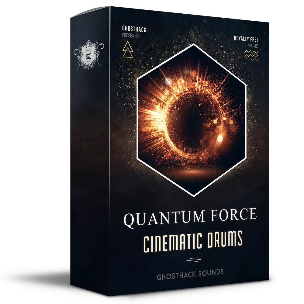 【电影管弦乐鼓组采样包】Ghosthack Sounds – Quantum Force Cinematic Drums