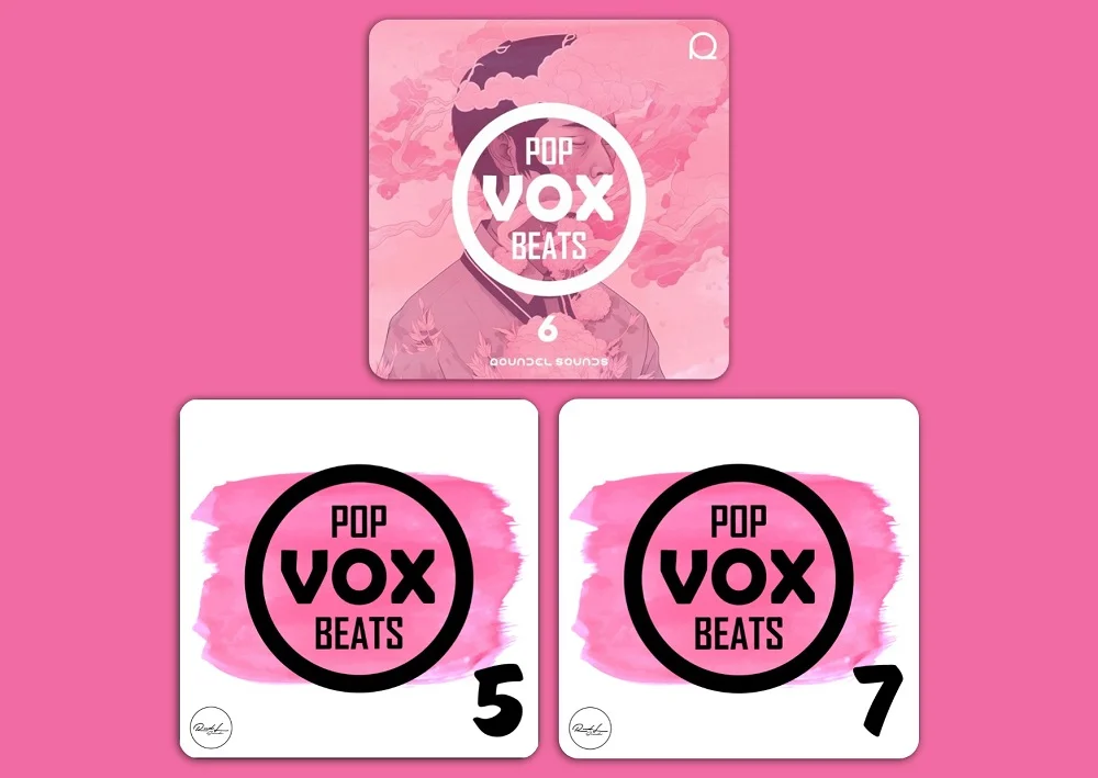 【Pop流行人声采样包合集】Roundel Sounds Pop Vox Beats Vol.5+6+7