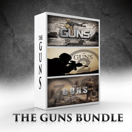 【电影游戏枪械音效采样包】TH Studio Production The Guns Bundle