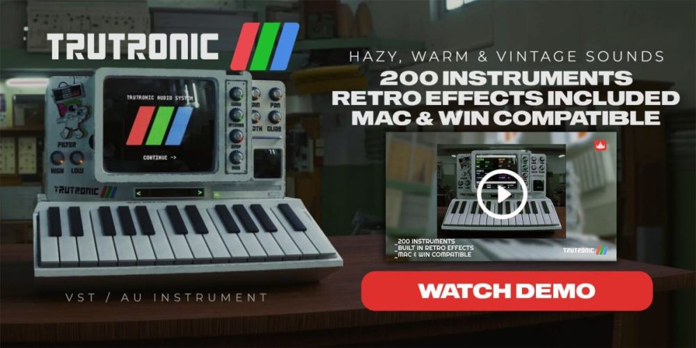 【EDM复古多音色合成器】ProducerSources Tonesil TruTronic v1.0