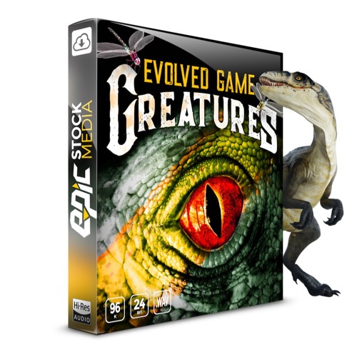 【电影远古生物音效素材采样包】Epic Stock Media Evolved Game Creatures