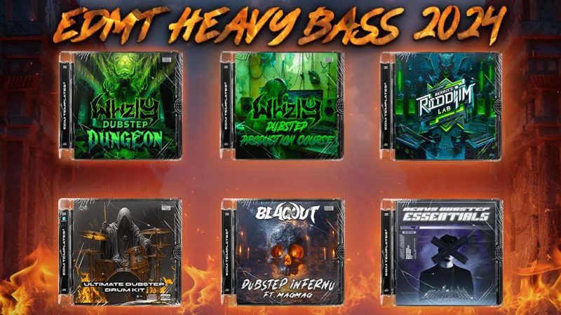 【Dubstep多风格采样包】EDM TEMPLATE EDMT HEAVY BASS COLLECTION 2024