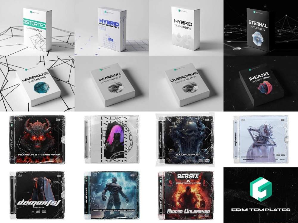 【EDM Templates厂牌Hybrid Trap&Dubstep多风格采样包收藏合集】EDM Templates Sample Mega 2026