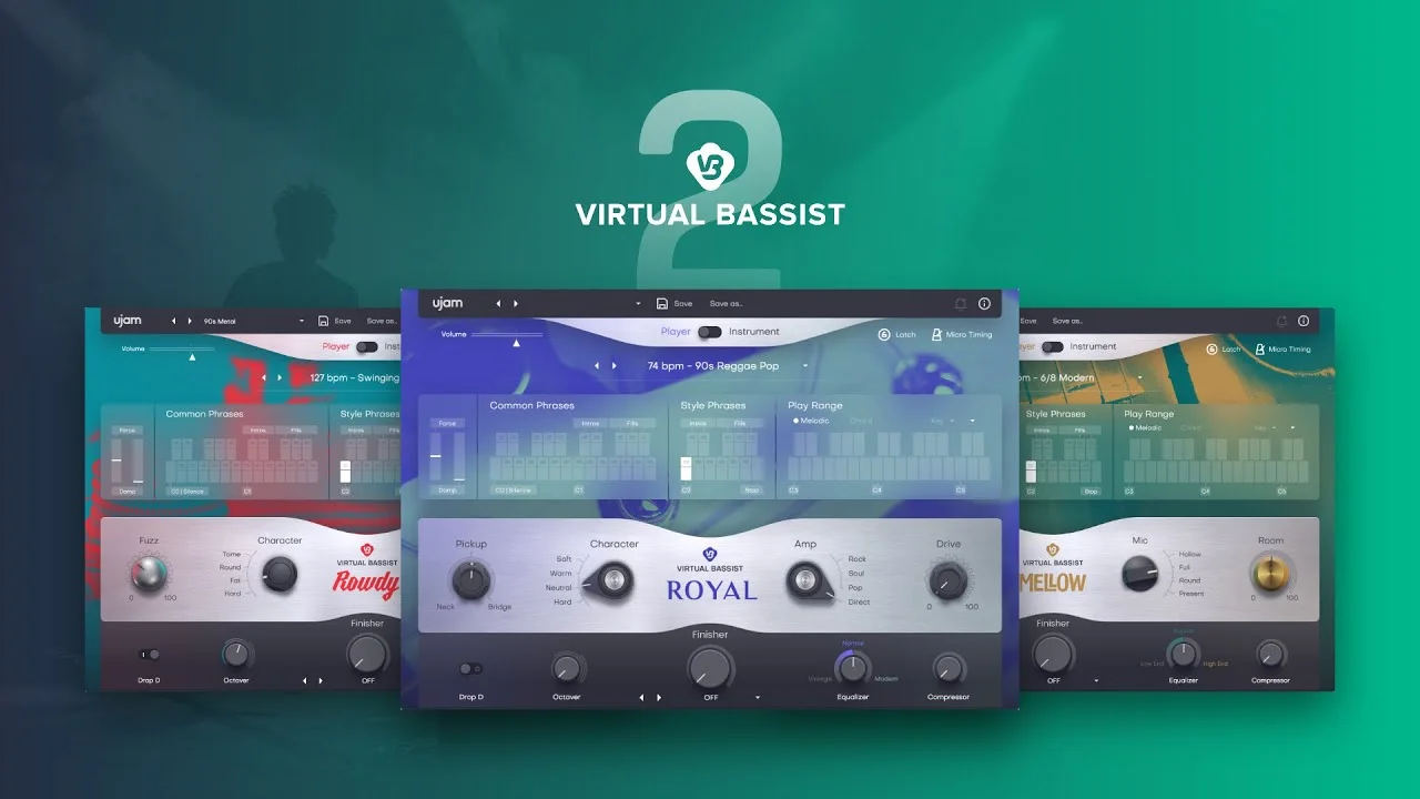 【虚拟BASS合成器套装】UJAM – Virtual Bassists Bundle
