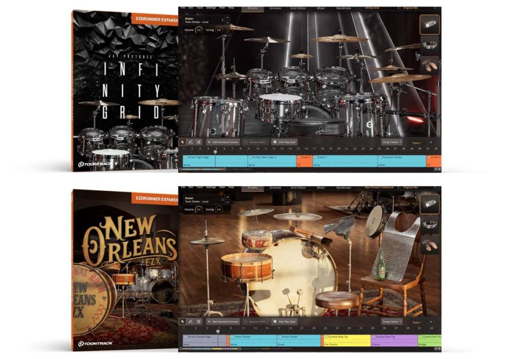 【现代金属架子鼓Drummer扩展】Toontrack Soundbank Bundle