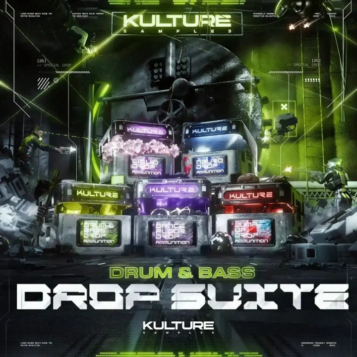 【Drum Bass风格采样套件包】Kulture Samples – Drum and Bass Drop Suite