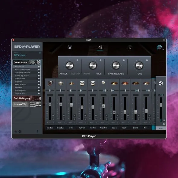 【鼓组乐器音色库】BFD Drums BFD Player Core Library