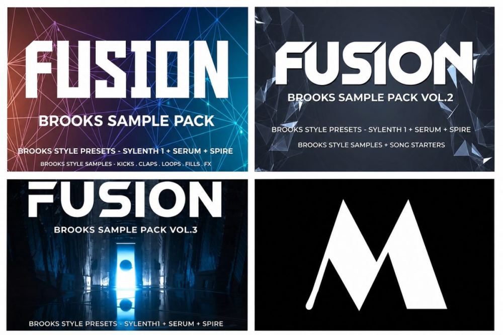 【Future House&Future Bounce风格采样包】Fusion Brooks Sample Pack Vol.1+2+3