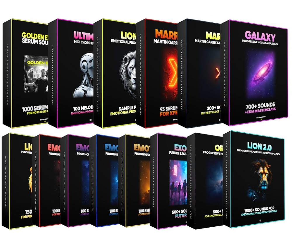 【Progressive House多风格采样包套装合集】Savage Sounds – The Ultimate Emotional Progressive House Bundle