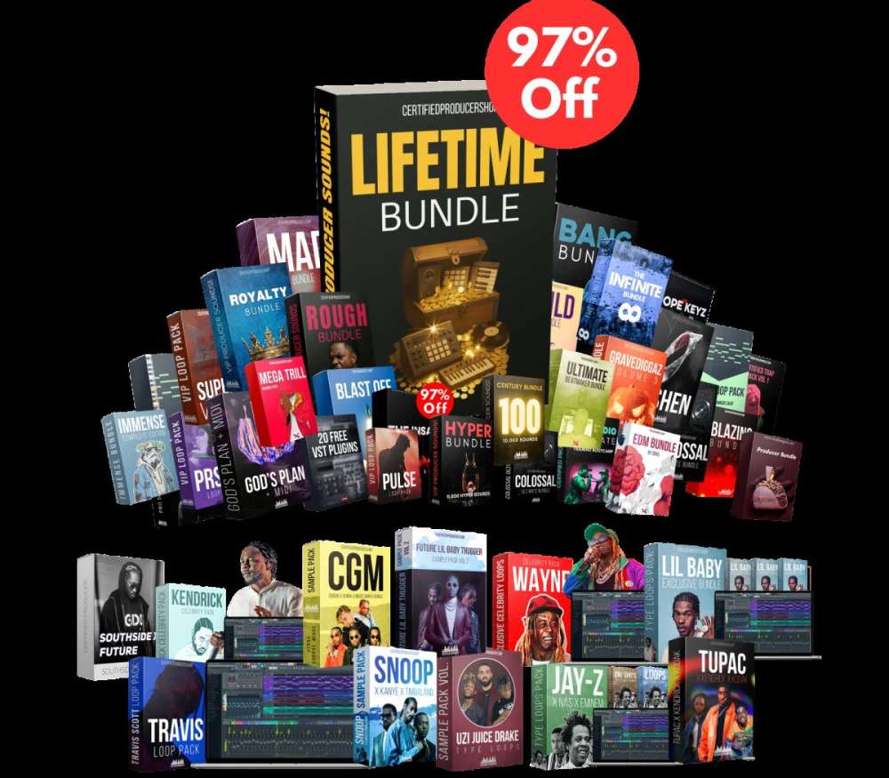 【Hip Hop&Trap多风格鼓组套件包】Certified Producer Lifetime Bundle
