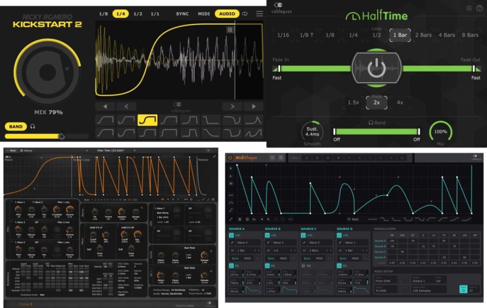 【音频效果控制插件合集】CableGuys Effects Plugin Collection