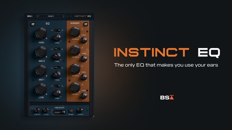 【创意聆听式EQ均衡器】Black Salt Audio Instinct EQ v1.0 Win &Mac