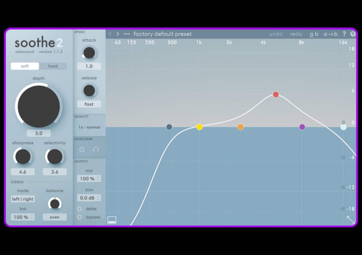 【音频混音频率消除插件】Oeksound Soothe2 v1.3.3