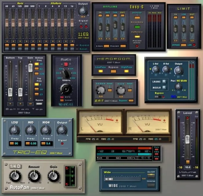 【音频压缩处理插件套装】Terry West Productions Compressors Bundle