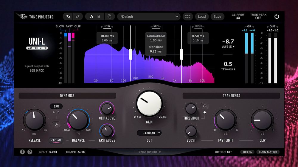 【现代母带处理插件】Tone Projects Uni-L v1.0