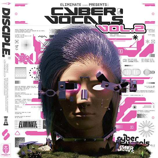 【Hybrid&Dubstep多风格人声采样包】Disciple Samples – Eliminate Cyber Vocals Vol.2